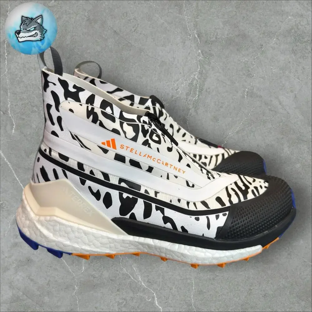8.5 M/9.5W ADIDAS BY STELLA MCCARTNEY X TERREX FREE HIKER GORE-TEX SHOES, White. - Picture 2 of 6